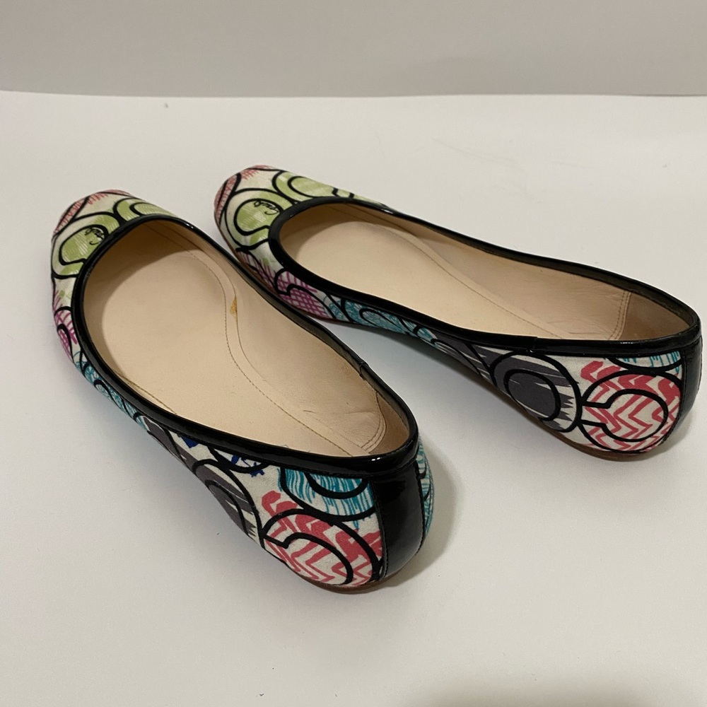 Coach Multicolor Patterned Flats - image 3